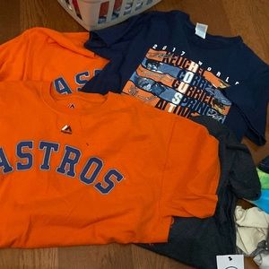4 astros shirts